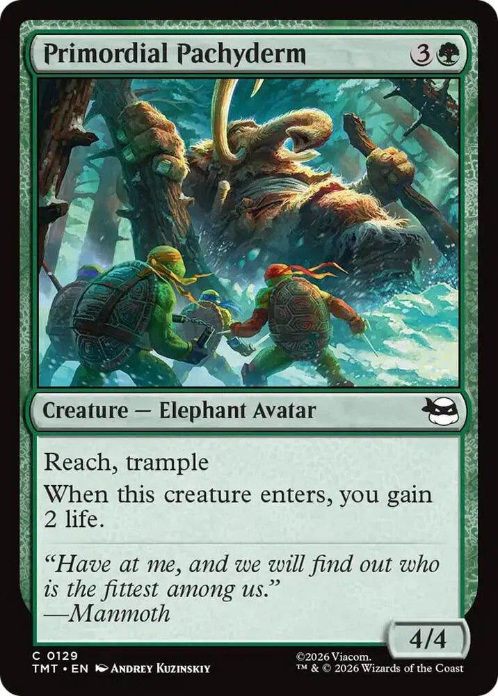 Primordial Pachyderm 129 · Normal (Teenage Mutant Ninja Turtles)