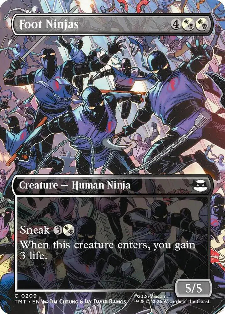 Foot Ninjas (Borderless) 209 · Foil (Teenage Mutant Ninja Turtles)