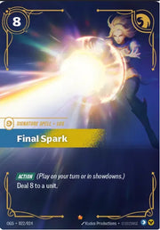 Final Spark 022/024 (Riftbound Organized Play Promotional Cards)
