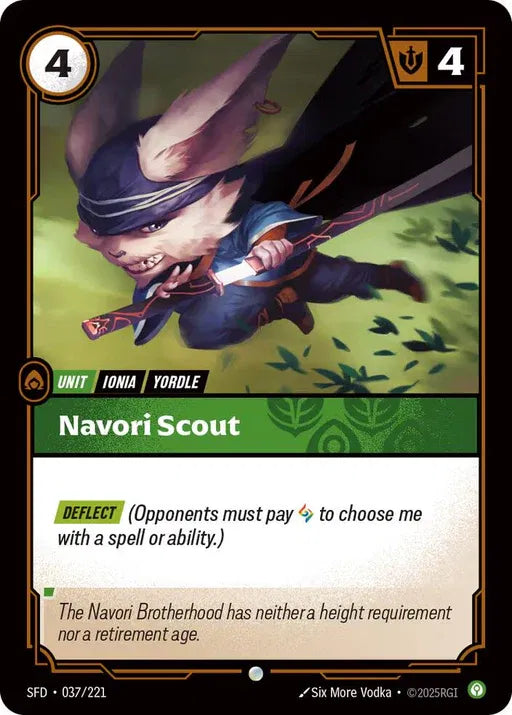 Navori Scout 037/221 (Riftbound Organized Play Promotional Cards)