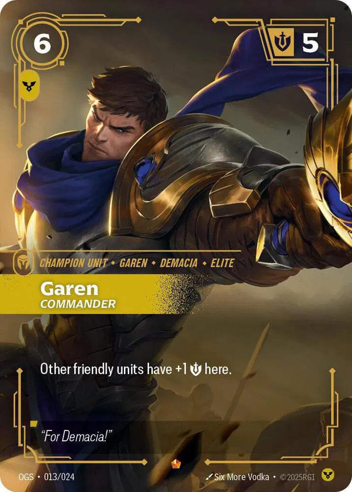 Garen - Commander 013/024 (Riftbound Organized Play Promotional Cards)