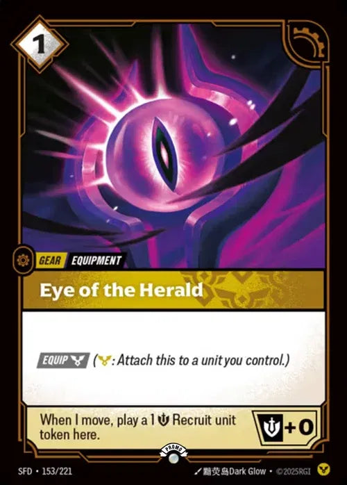 Eye of the Herald 153/221 (Riftbound Organized Play Promotional Cards)