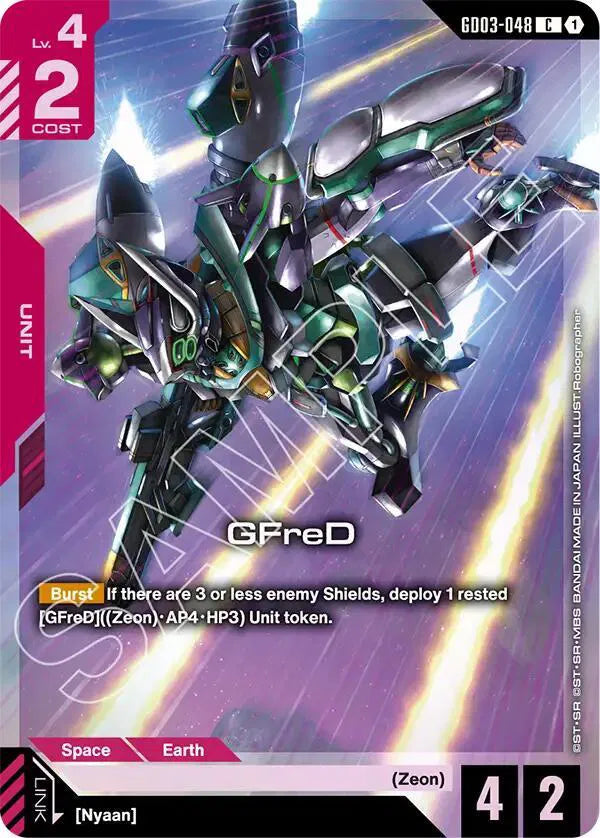 GFreD (Premium Card Collection Gundam Assemble) GD03-048 · Collection Box · Holofoil (Gundam Promotional Cards)