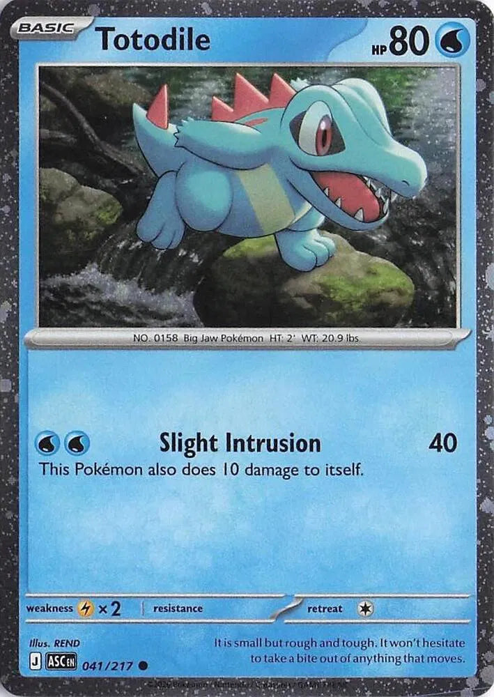Totodile - 041/217 (Cosmos Holo) - ME: Ascended Heroes (ASC)