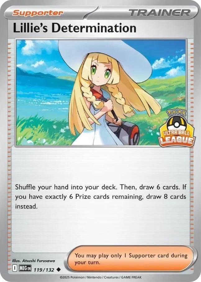 Lillie's Determination (Ultra Ball League) 119/132 · Holofoil (League & Championship Cards)