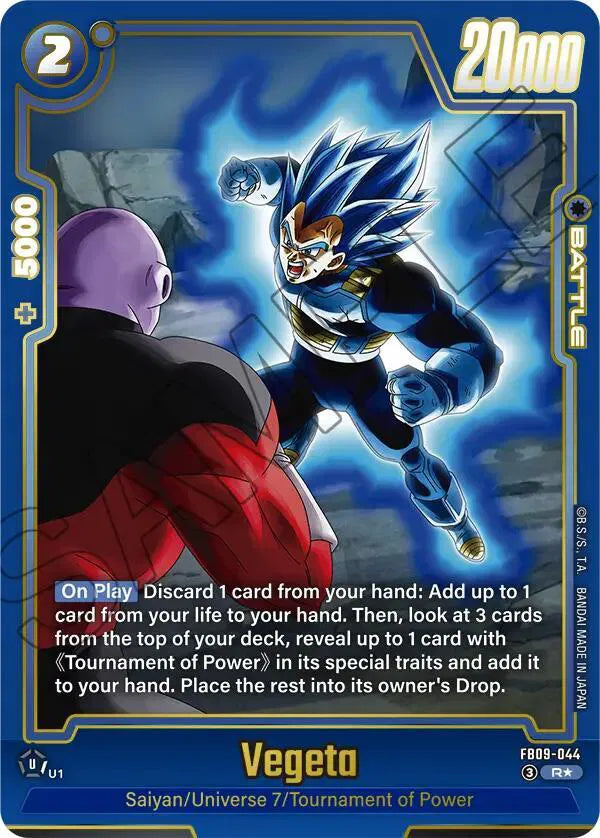 Vegeta - FB09-044 (Alternate Art) (Dual Evolution)