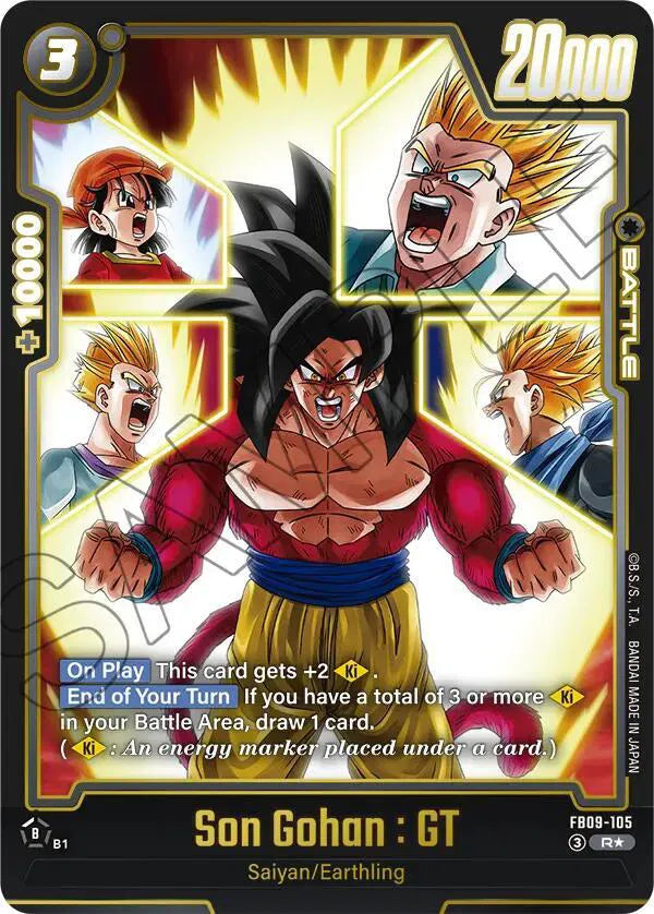 Son Gohan : GT - FB09-105 (Alternate Art) (Dual Evolution)