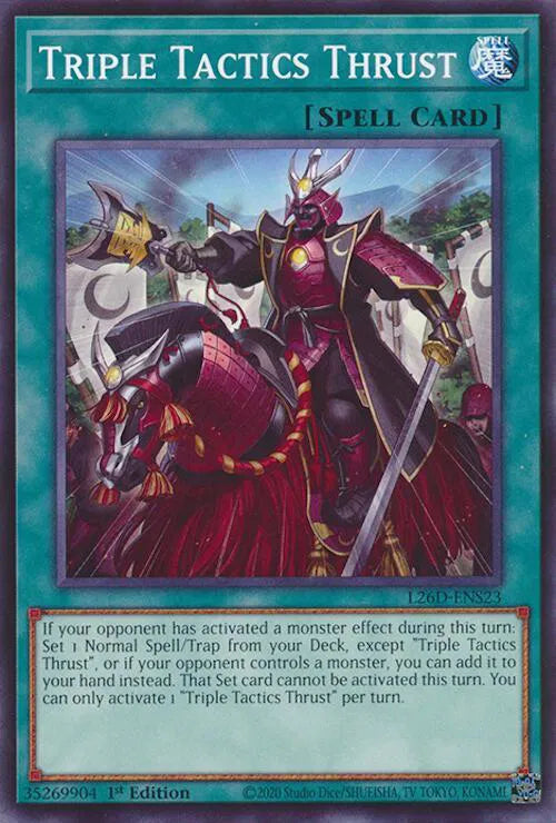 Triple Tactics Thrust L26D-ENS23 (Legendary Modern Decks 2026)