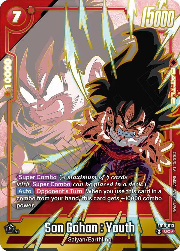 Son Gohan : Youth - FB10-013 (Alternate Art) (Cross Force)