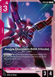 Aegis Gundam (MA Mode) ST04-007 · Normal (Starter Deck 09: Destiny Ignition)