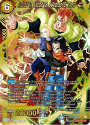 Android 17, Android 18, & Android 16, Trinity BT30-143 (Three Glorious Fighters)