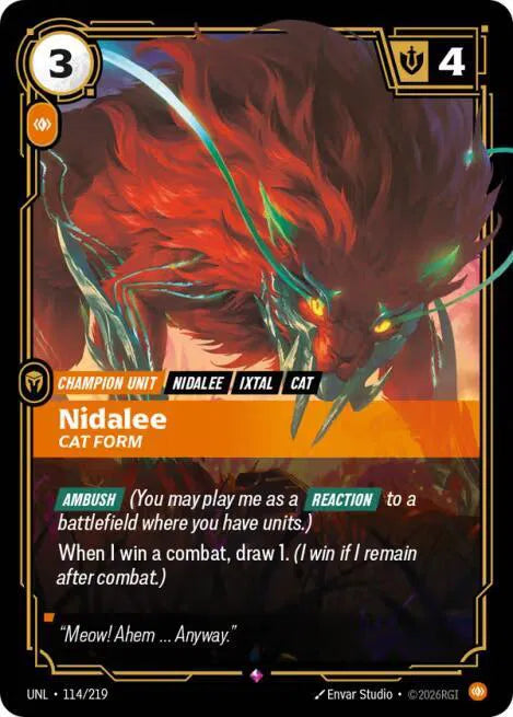 Nidalee - Cat Form 114/219 (Unleashed)