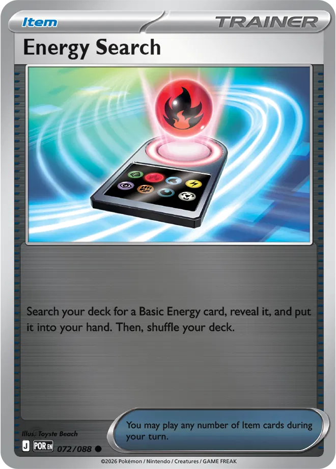 Energy Search Perfect Order Common • 072/088 Reverse Holofoil