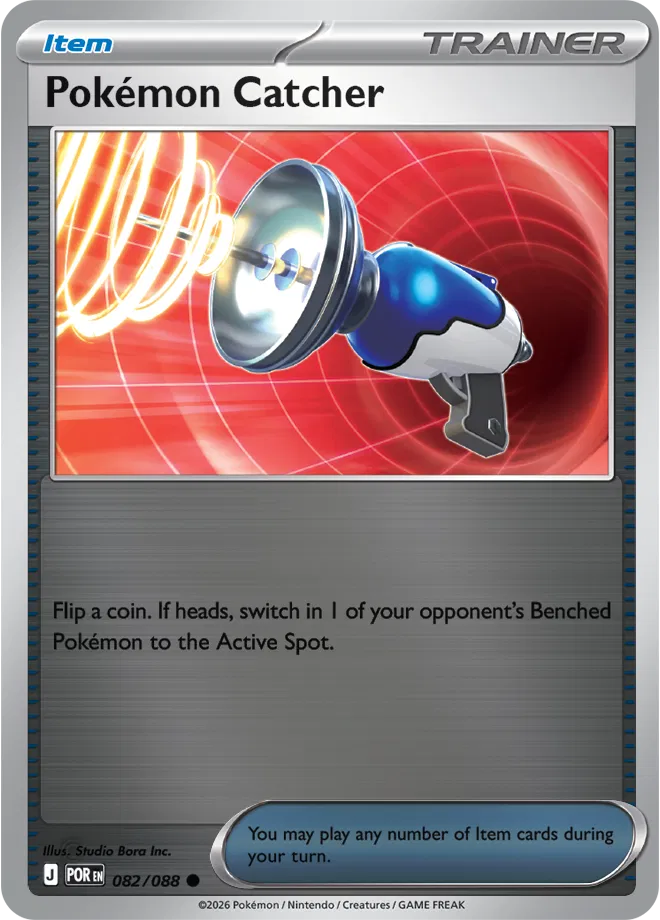 Pokemon Catcher Perfect Order Common • 082/088 Reverse Holofoil