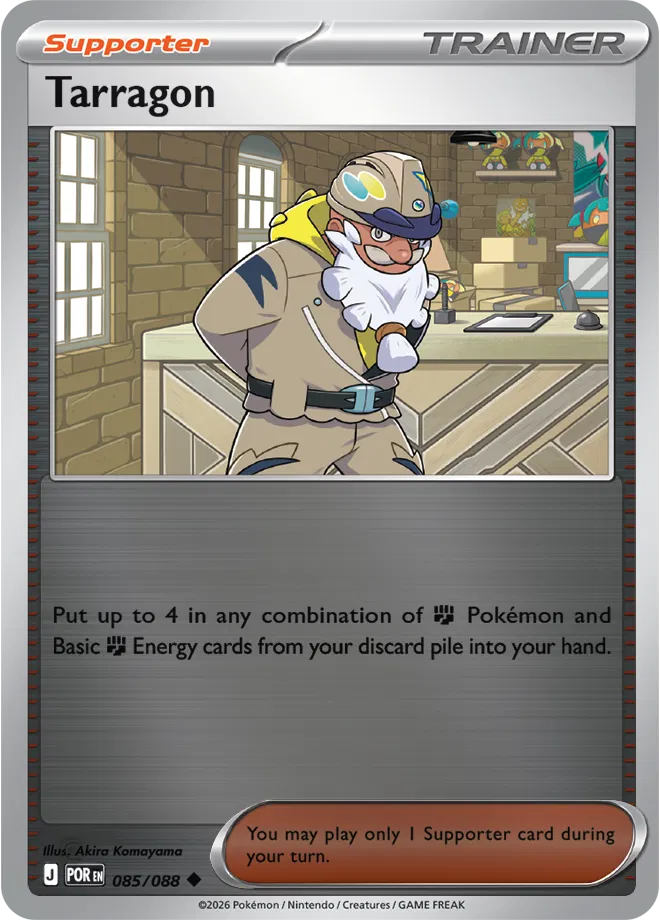 Tarragon Perfect Order Uncommon • 085/088 Reverse Holofoil