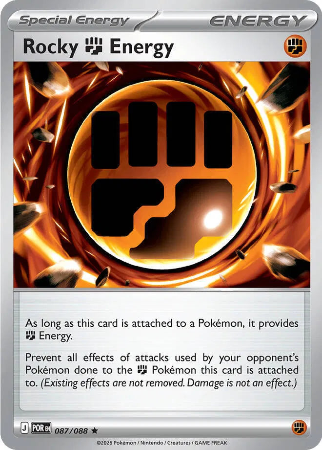 Rocky Fighting Energy 087/088 · Reverse Holofoil (Perfect Order)