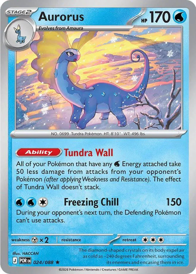 Aurorus 024/088 · Holofoil (Perfect Order)