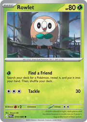 Rowlet Perfect Order Common • 010/088 Normal