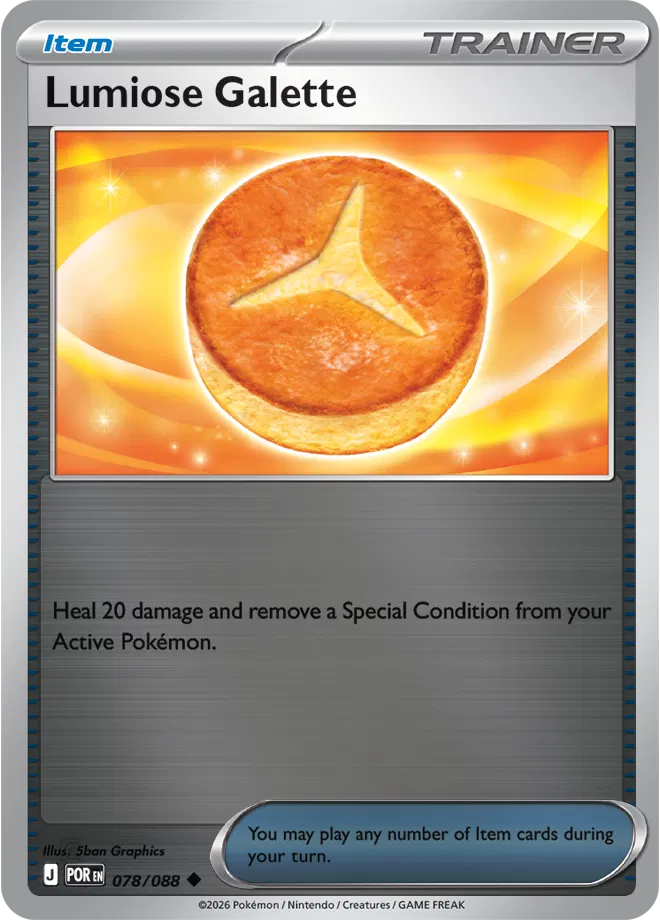 Lumiose Galette Perfect Order Uncommon • 078/088 Reverse Holofoil