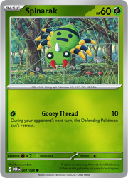 Spinarak Perfect Order Common • 001/088 Reverse Holofoil