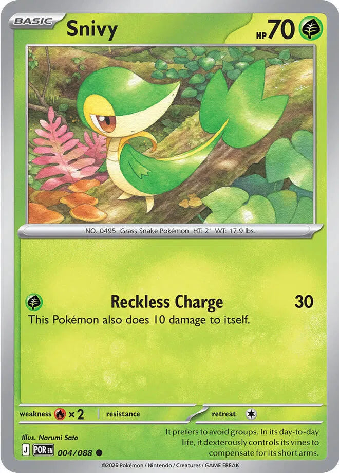 Snivy Perfect Order Common • 004/088 Normal