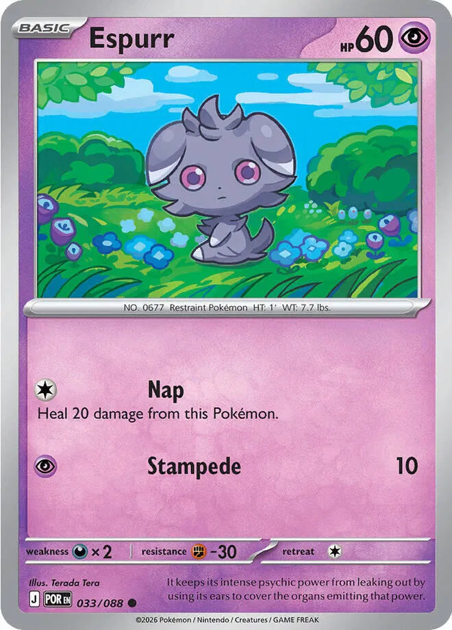 Espurr Perfect Order Common • 033/088 Normal