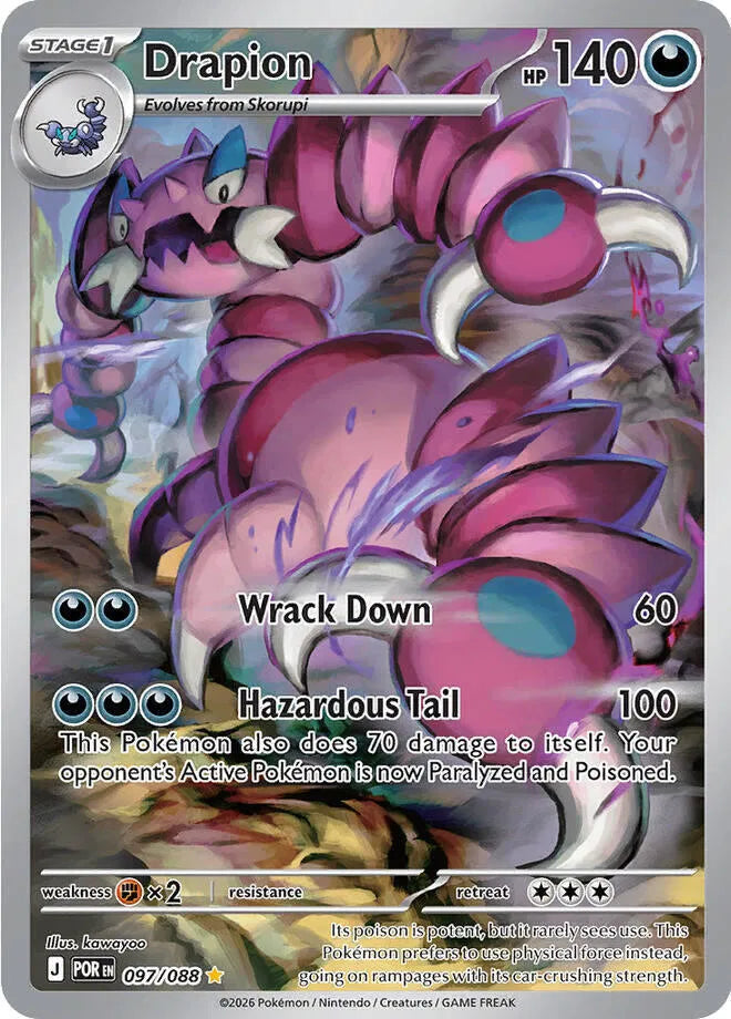 Drapion Perfect Order Illustration Rare 097/088