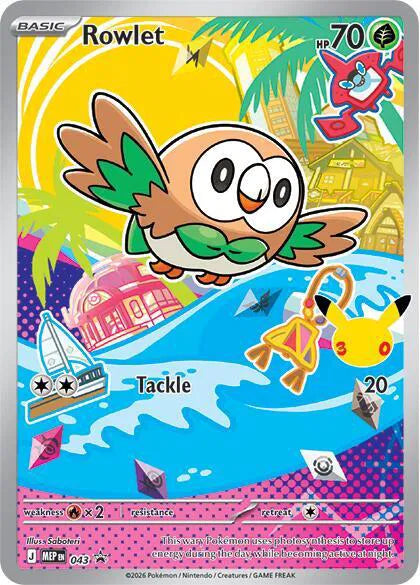 Rowlet 043 · Holofoil (Mega Evolution Promos)