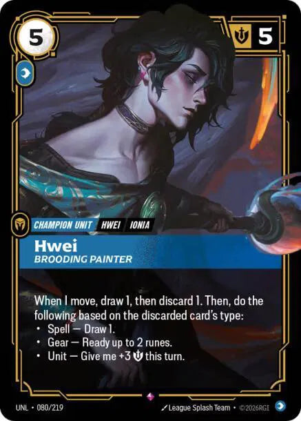 Hwei - Brooding Painter 080/219 (Unleashed)