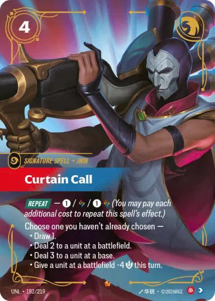 Curtain Call 182/219 (Unleashed)