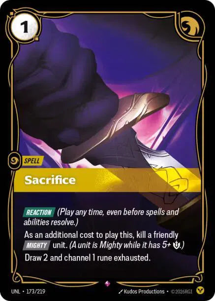 Sacrifice 173/219 (Unleashed)