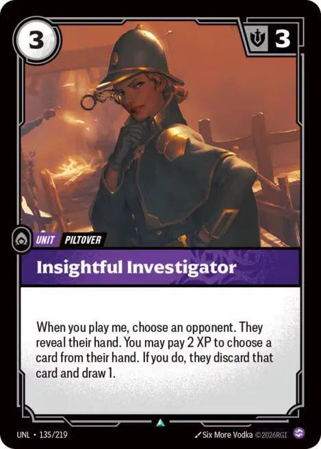 Insightful Investigator 135/219 · Normal (Unleashed)