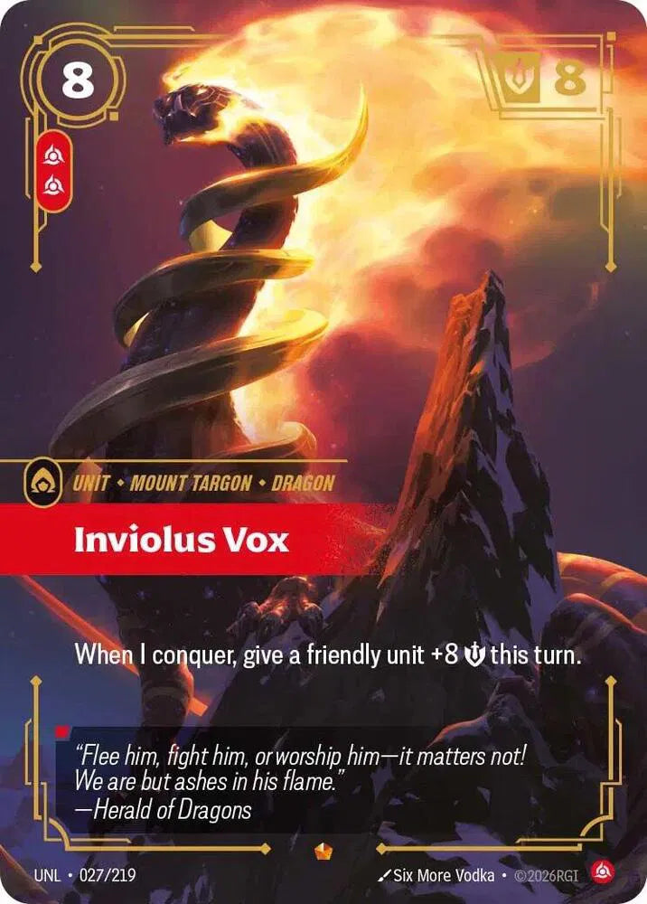 Inviolus Vox 027/219 (Unleashed)