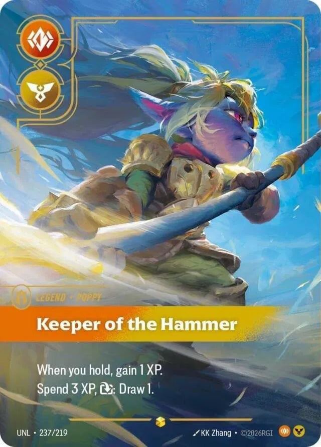 Poppy - Keeper of the Hammer (Overnumbered) 237/219 (Unleashed)