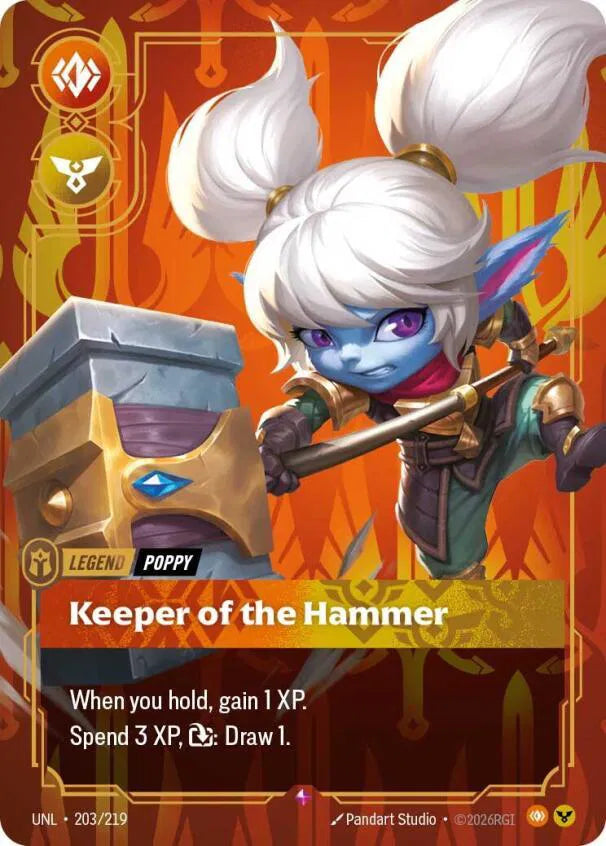 Poppy - Keeper of the Hammer 203/219 (Unleashed)