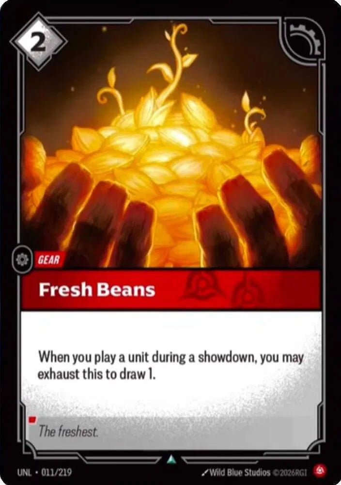 Fresh Beans 011/219 · Normal (Unleashed)