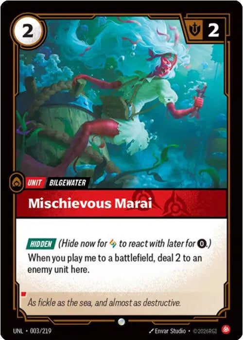 Mischievous Marai 003/219 · Normal (Unleashed)