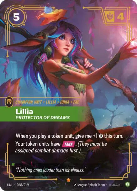 Lillia - Protector of Dreams 058/219 (Unleashed)