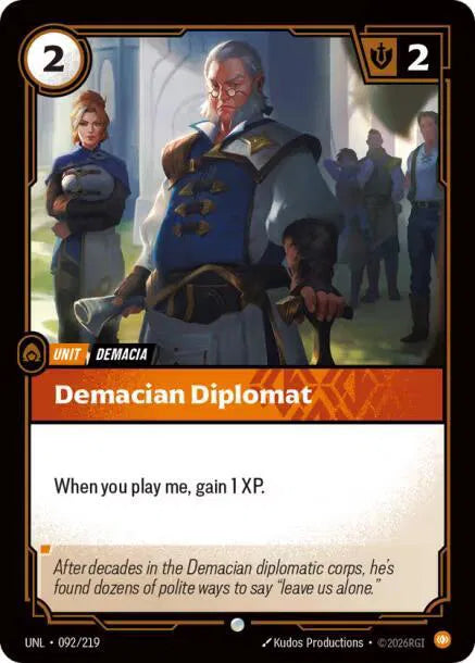 Demacian Diplomat 092/219 · Foil (Unleashed)