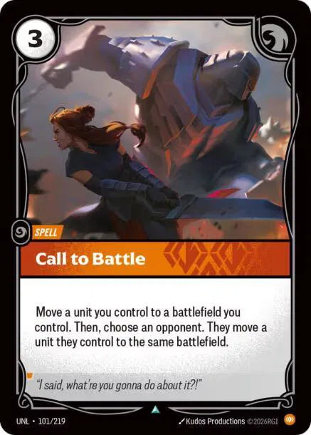 Call to Battle 101/219 · Normal (Unleashed)