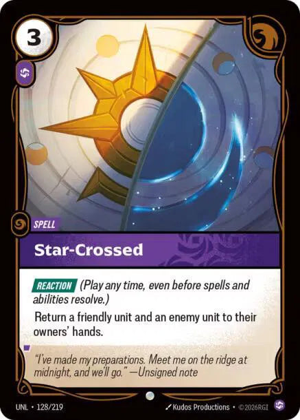 Star-Crossed 128/219 · Normal (Unleashed)