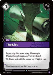 The List 138/219 · Normal (Unleashed)