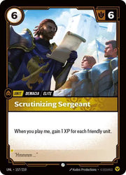 Scrutinizing Sergeant 157/219 · Normal (Unleashed)