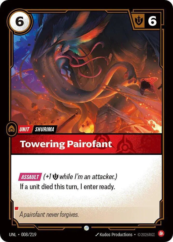 Towering Pairofant 008/219 · Normal (Unleashed)