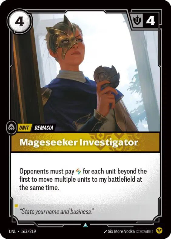 Mageseeker Investigator 163/219 · Normal (Unleashed)