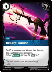 Deadly Flourish 073/219 · Normal (Unleashed)
