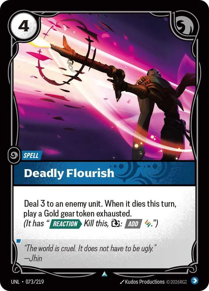 Deadly Flourish 073/219 · Normal (Unleashed)
