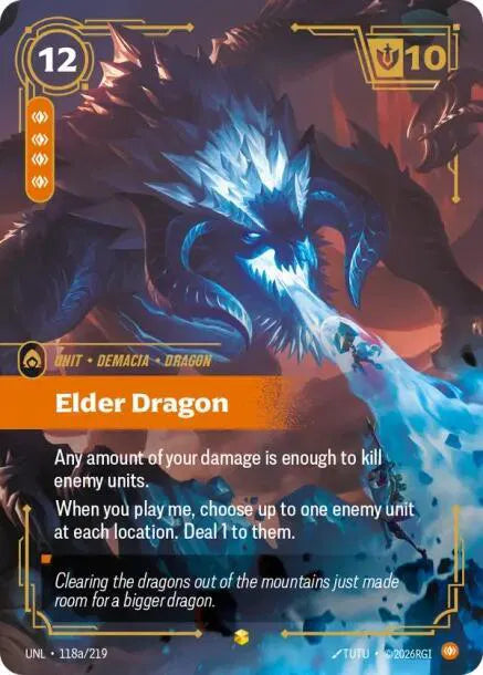 Elder Dragon (Alternate Art) 118a/219 (Unleashed)