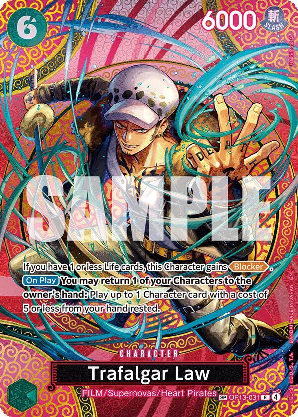 One Piece TCG Trafalgar Law (SP) OP13-031 English