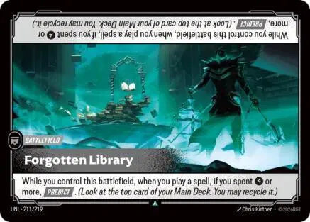 Forgotten Library 211/219 · Foil (Unleashed)